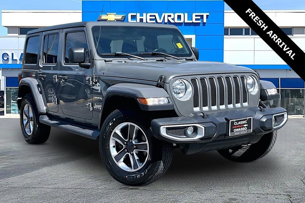 Used 2020 Jeep Wrangler Unlimited Sahara image 1
