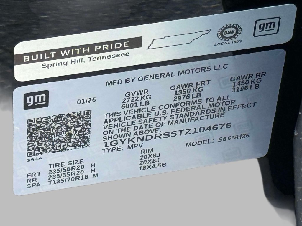 Certified 2026 Cadillac XT5 Premium Luxury w/ Driver Assist Package AWD/4WD image 36