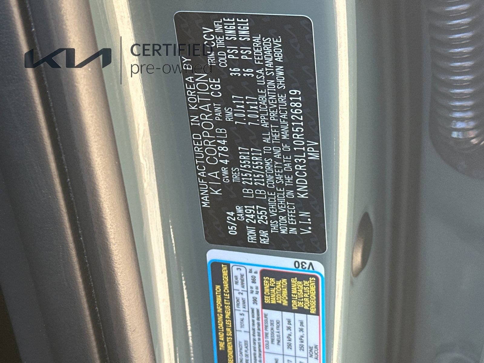 Certified 2024 Kia Niro Wind FWD image 30