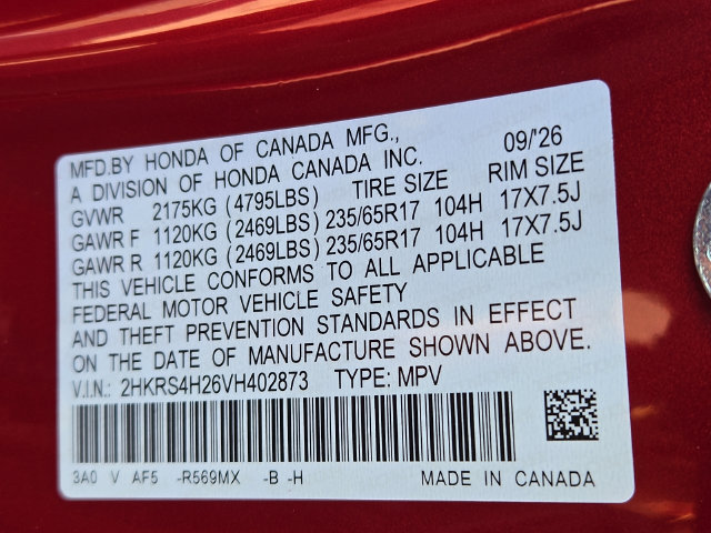 New 2027 Honda CR-V LX image 20