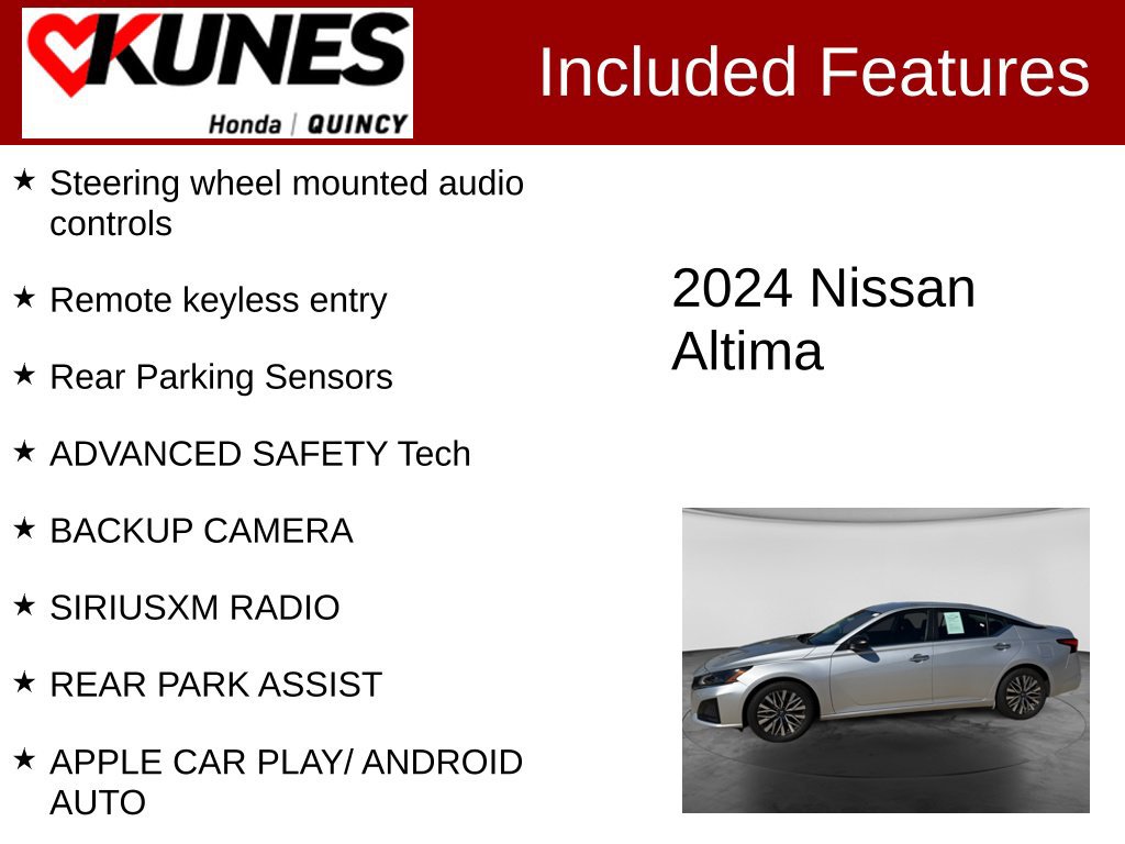 Used 2024 Nissan Altima 2.5 SV FWD image 2