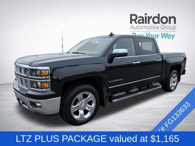 Used 2015 Chevrolet Silverado 1500 LTZ Z71 w/ LTZ Plus Package AWD/4WD image 3