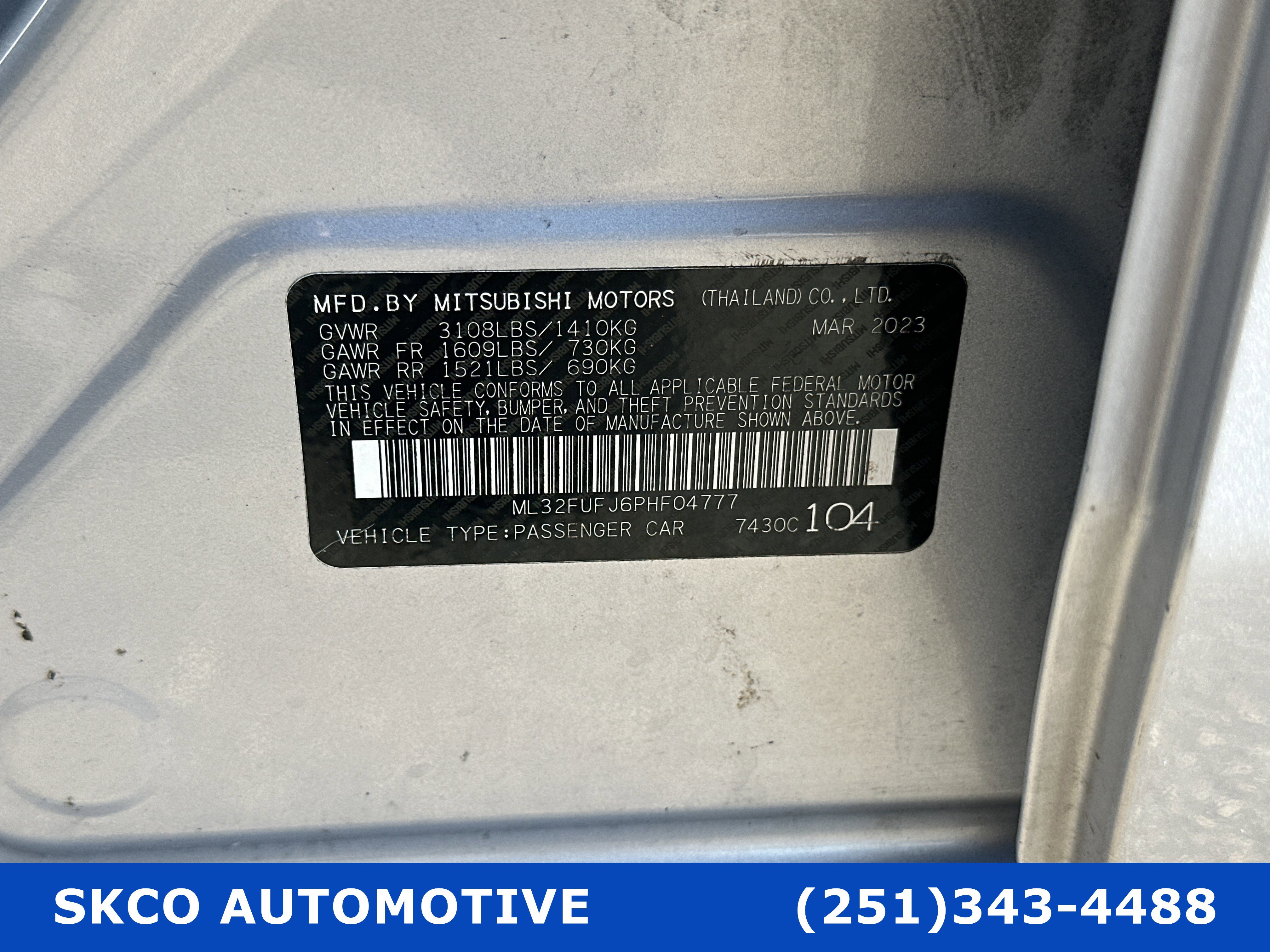 Used 2023 Mitsubishi Mirage G4 LE image 25