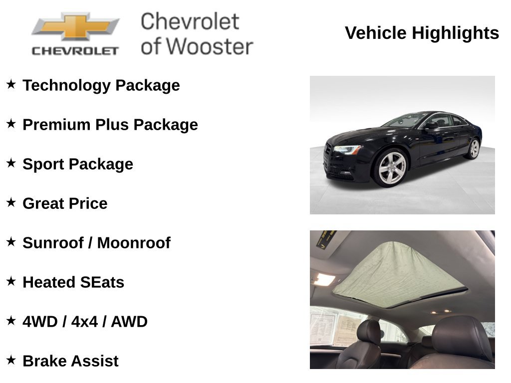 Used 2015 Audi A5 2.0T Premium Plus w/ Technology Package AWD/4WD image 2
