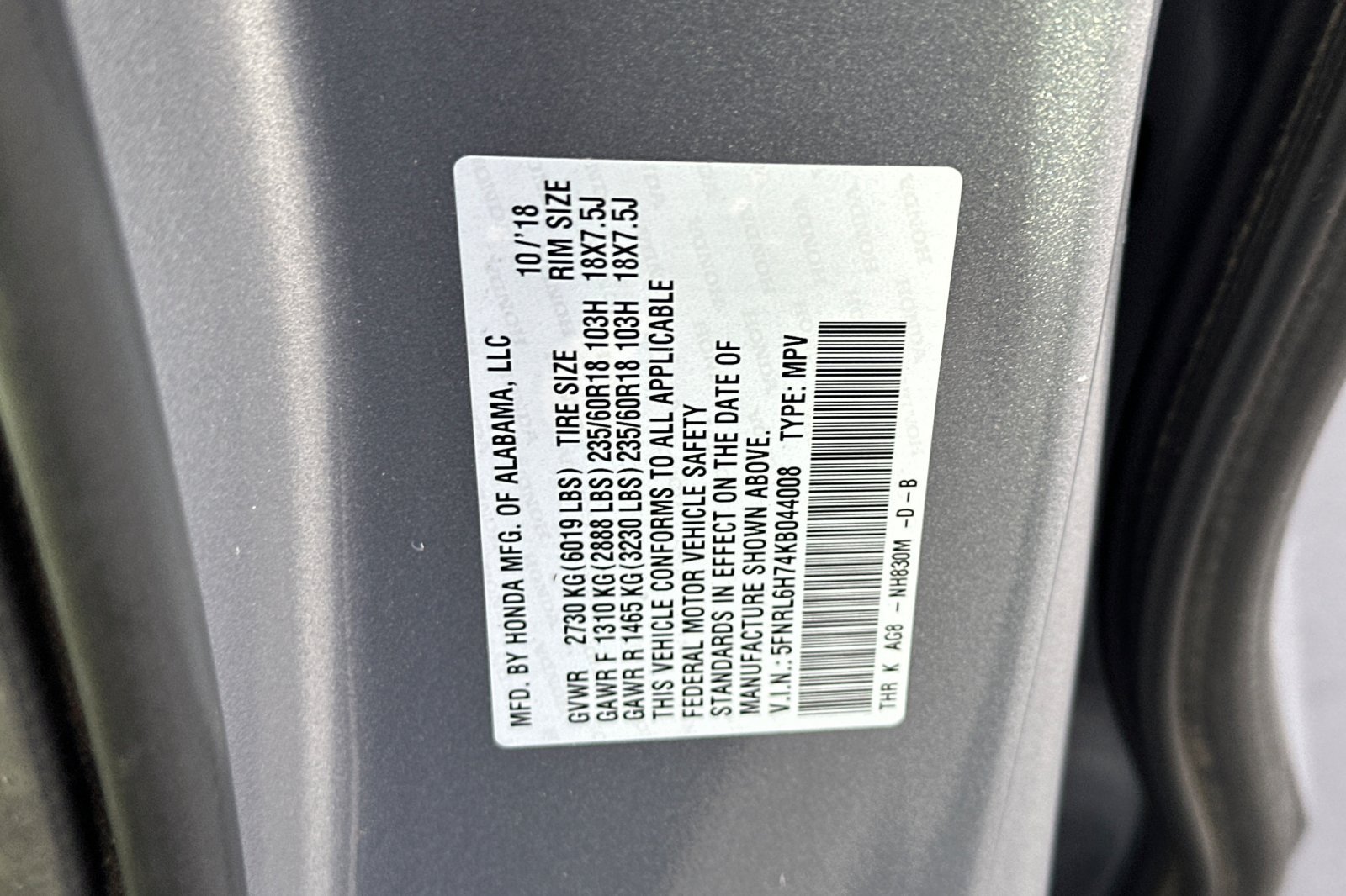 Used 2019 Honda Odyssey EX-L image 30