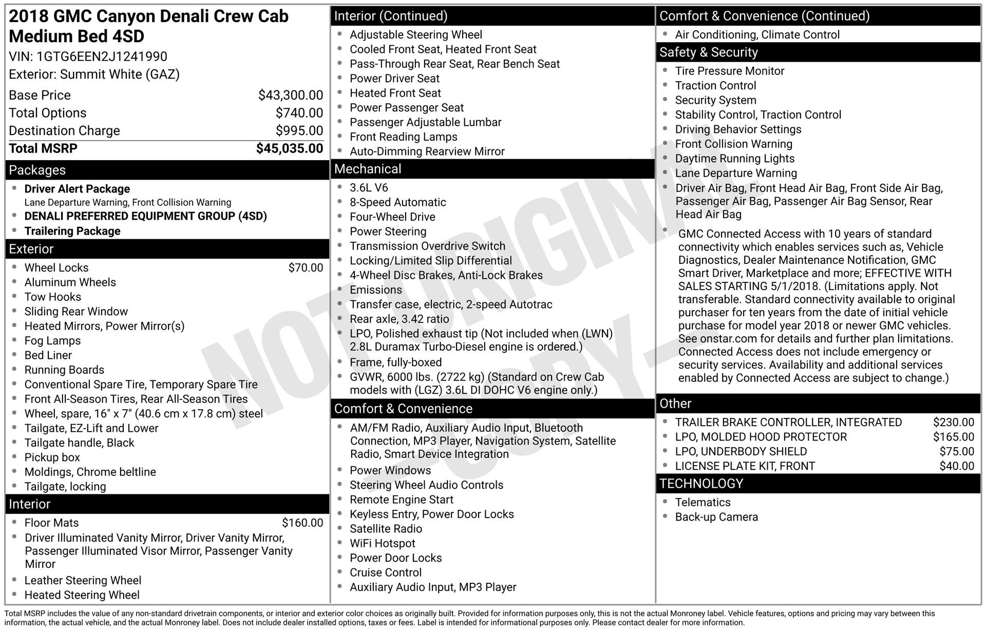 Used 2018 GMC Canyon Denali image 4