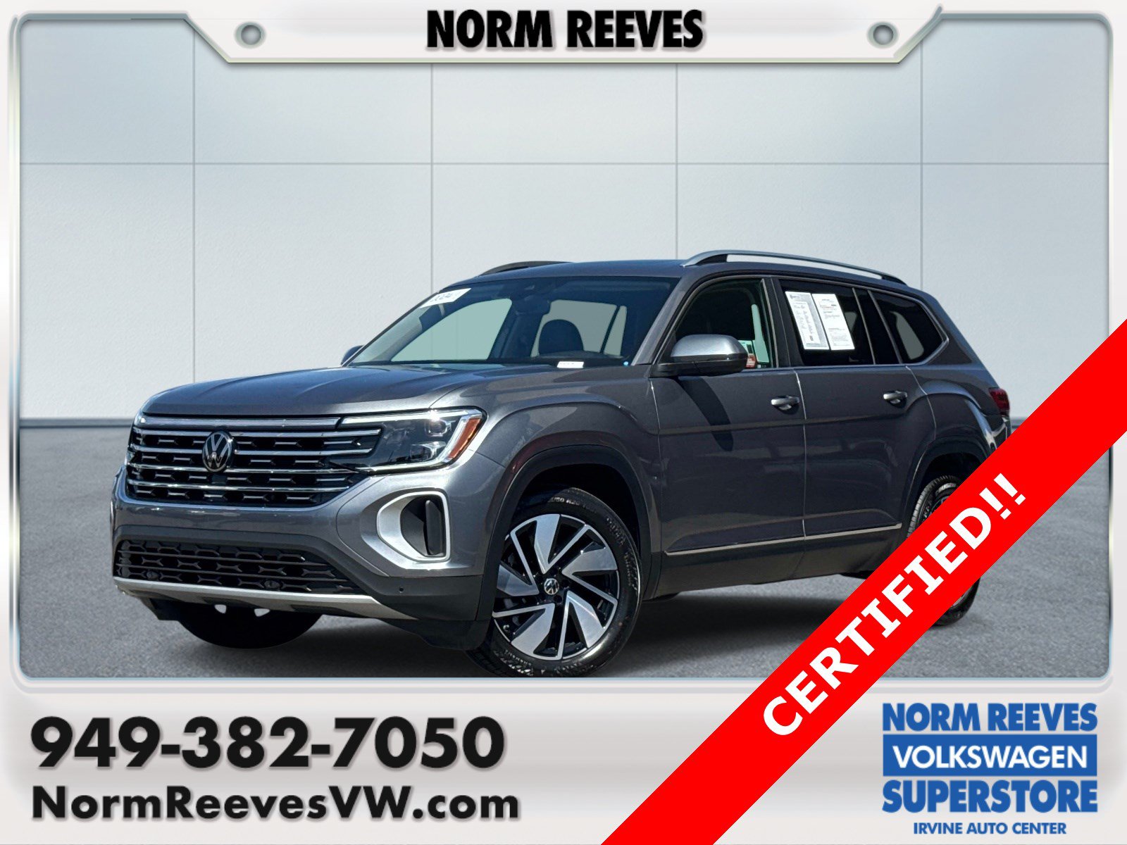 Certified 2024 Volkswagen Atlas SEL