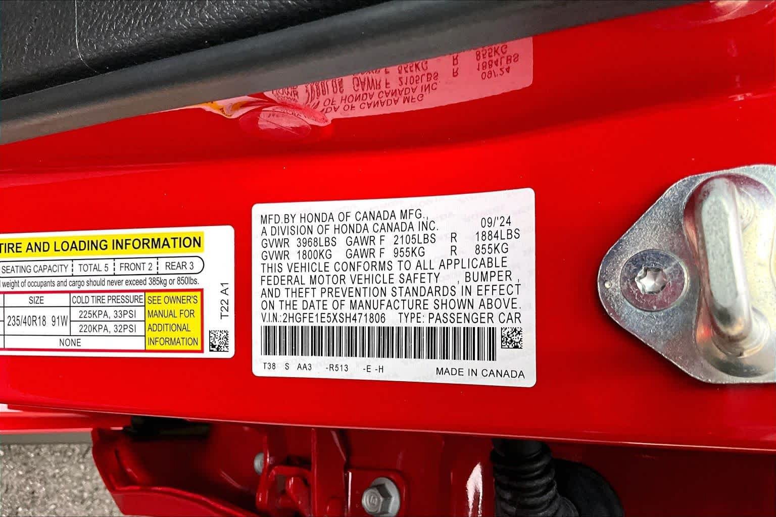 Used 2025 Honda Civic Si image 66