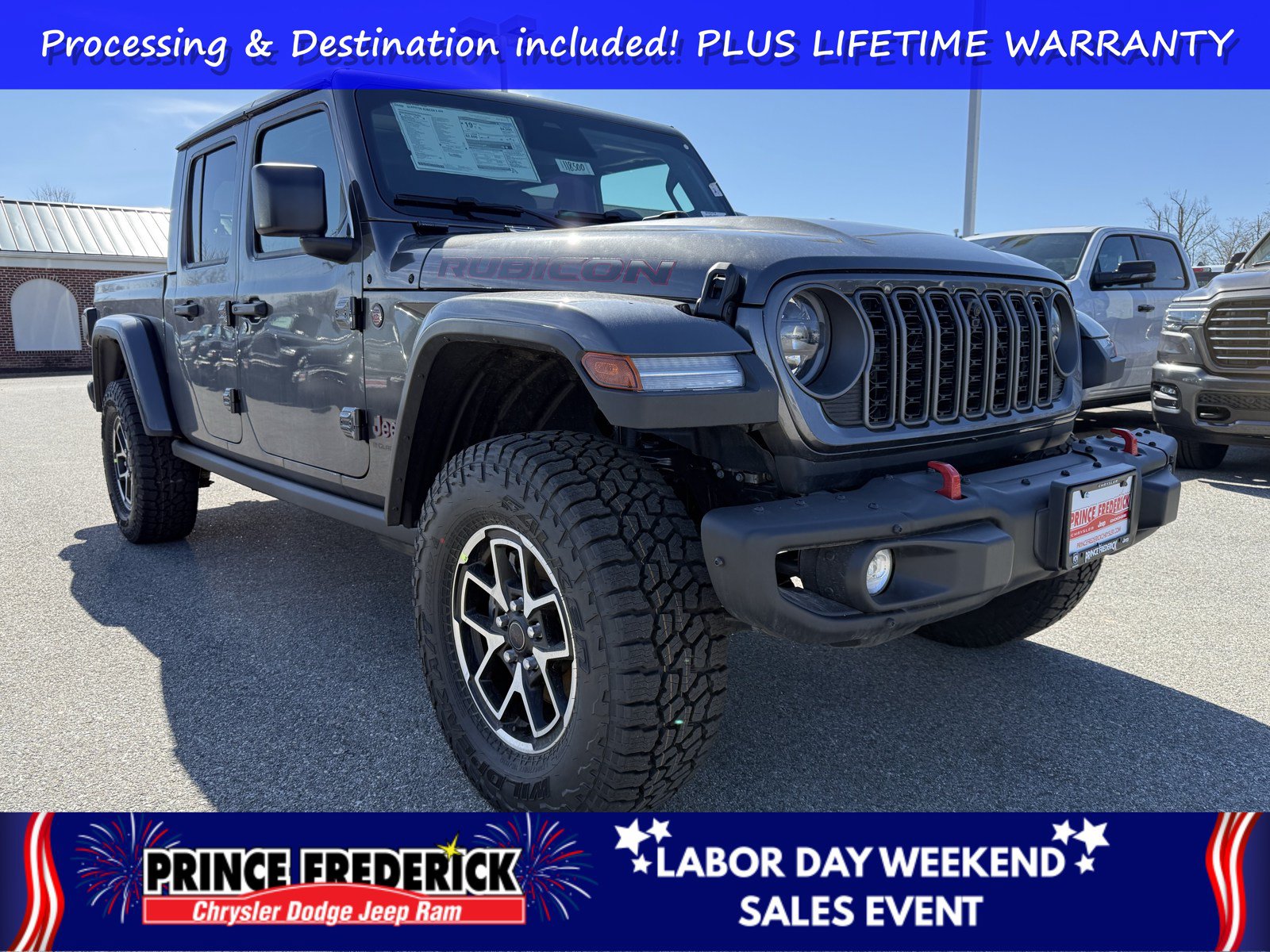 New 2026 Jeep Gladiator Rubicon AWD/4WD image 1