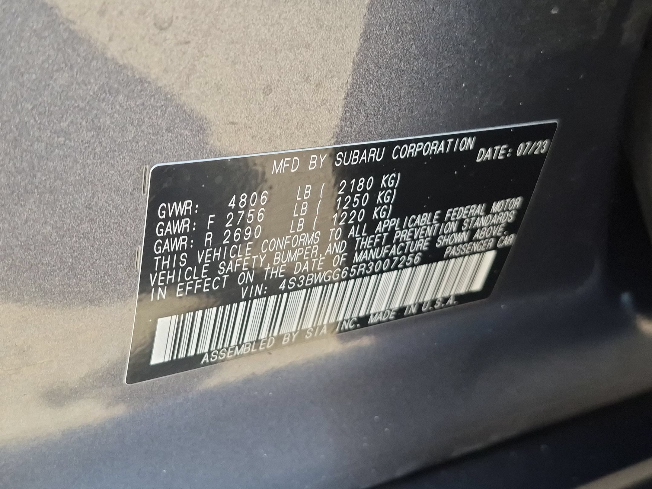Certified 2024 Subaru Legacy Sport AWD/4WD image 24