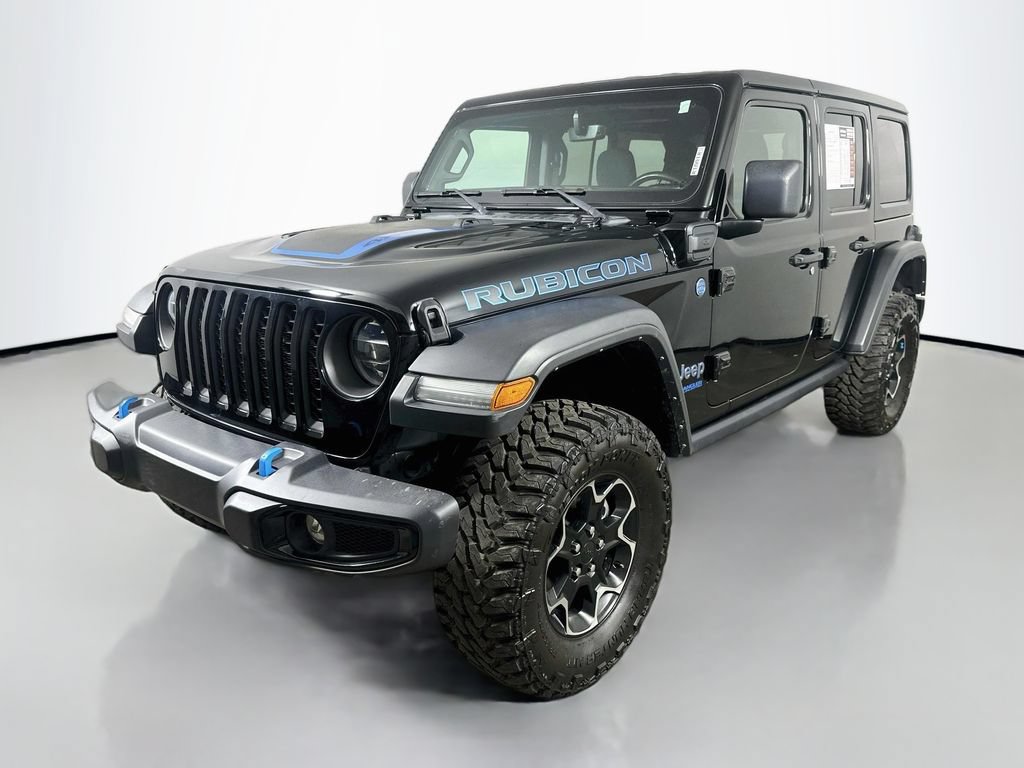 Used 2022 Jeep Wrangler Unlimited Rubicon 4xe w/ Cold Weather Group AWD/4WD image 3