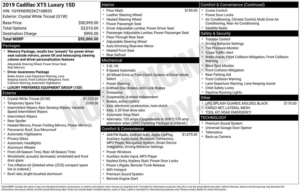 Used 2019 Cadillac XT5 Luxury image 32