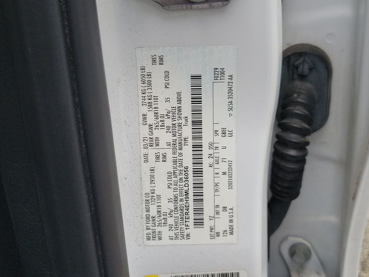 Used 2021 Ford Ranger Lariat RWD image 31