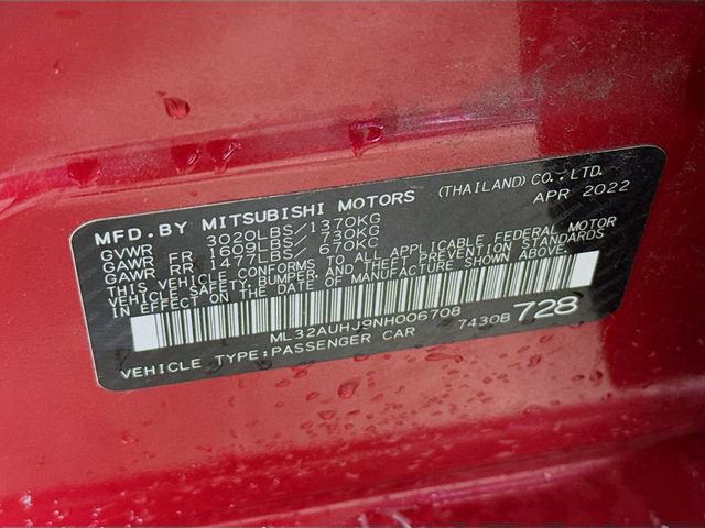 Used 2022 Mitsubishi Mirage ES FWD image 33