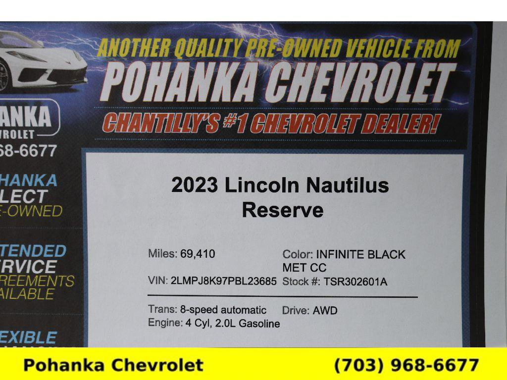 Used 2023 Lincoln Nautilus Reserve image 34