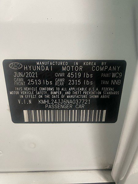 Used 2022 Hyundai Sonata Blue image 10