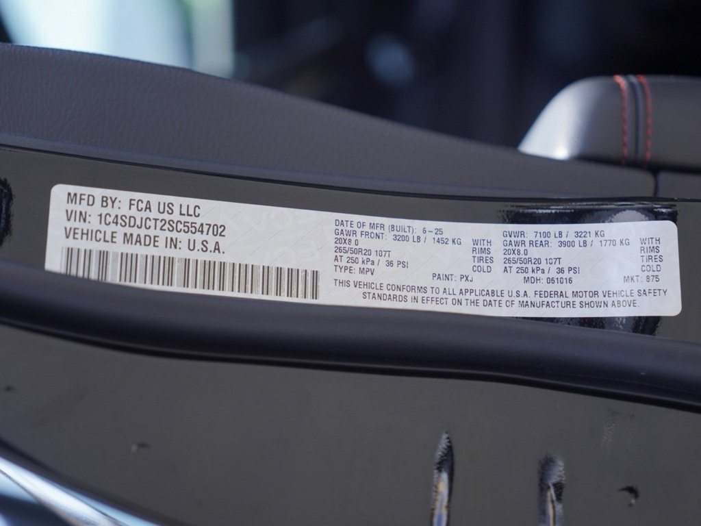 New 2025 Dodge Durango R/T w/ Blacktop Package image 34