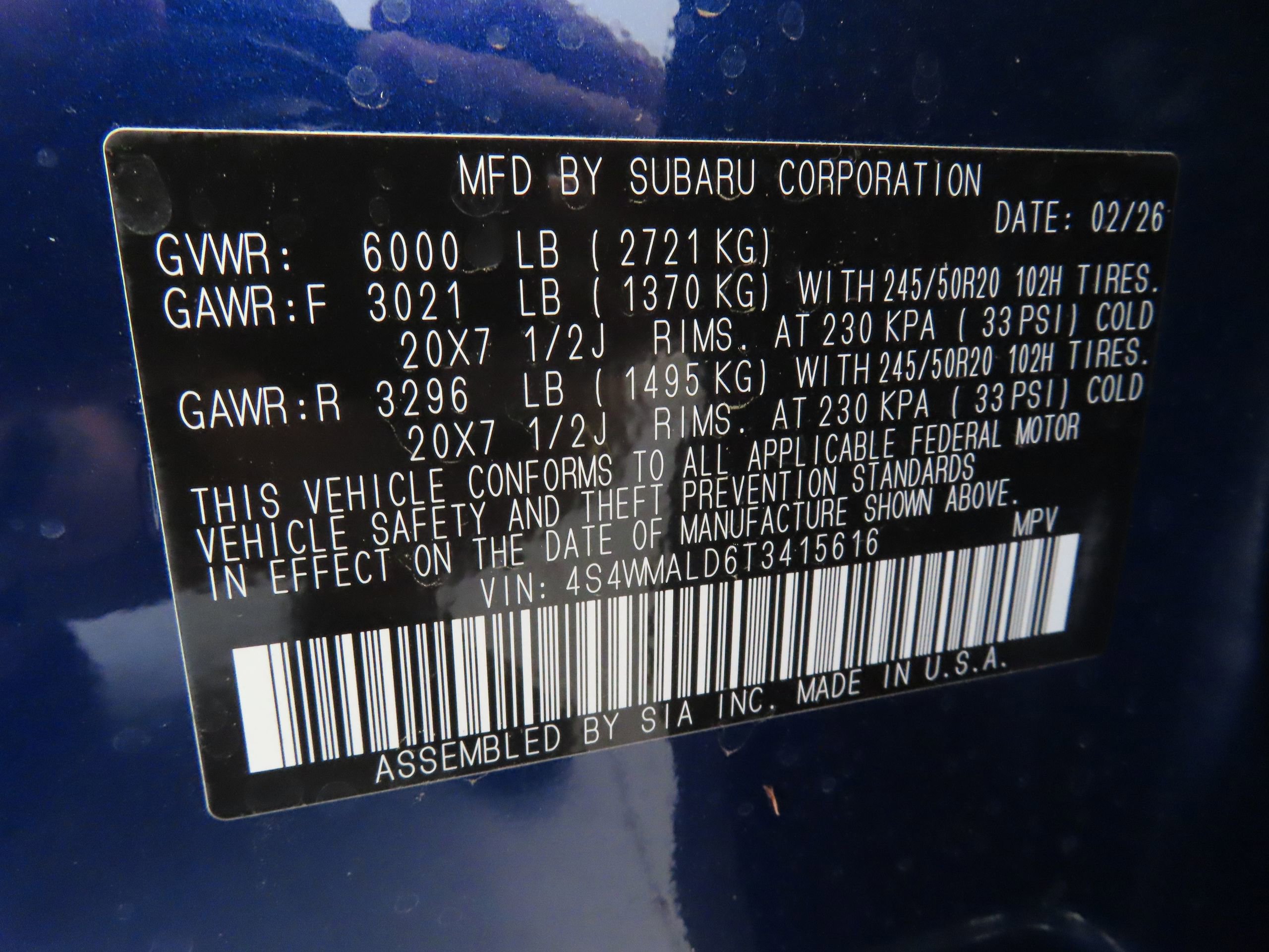 New 2026 Subaru Ascent Bronze Edition image 30