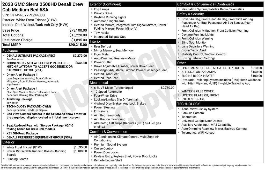 Used 2023 GMC Sierra 2500 Denali w/ Denali Ultimate Package image 47