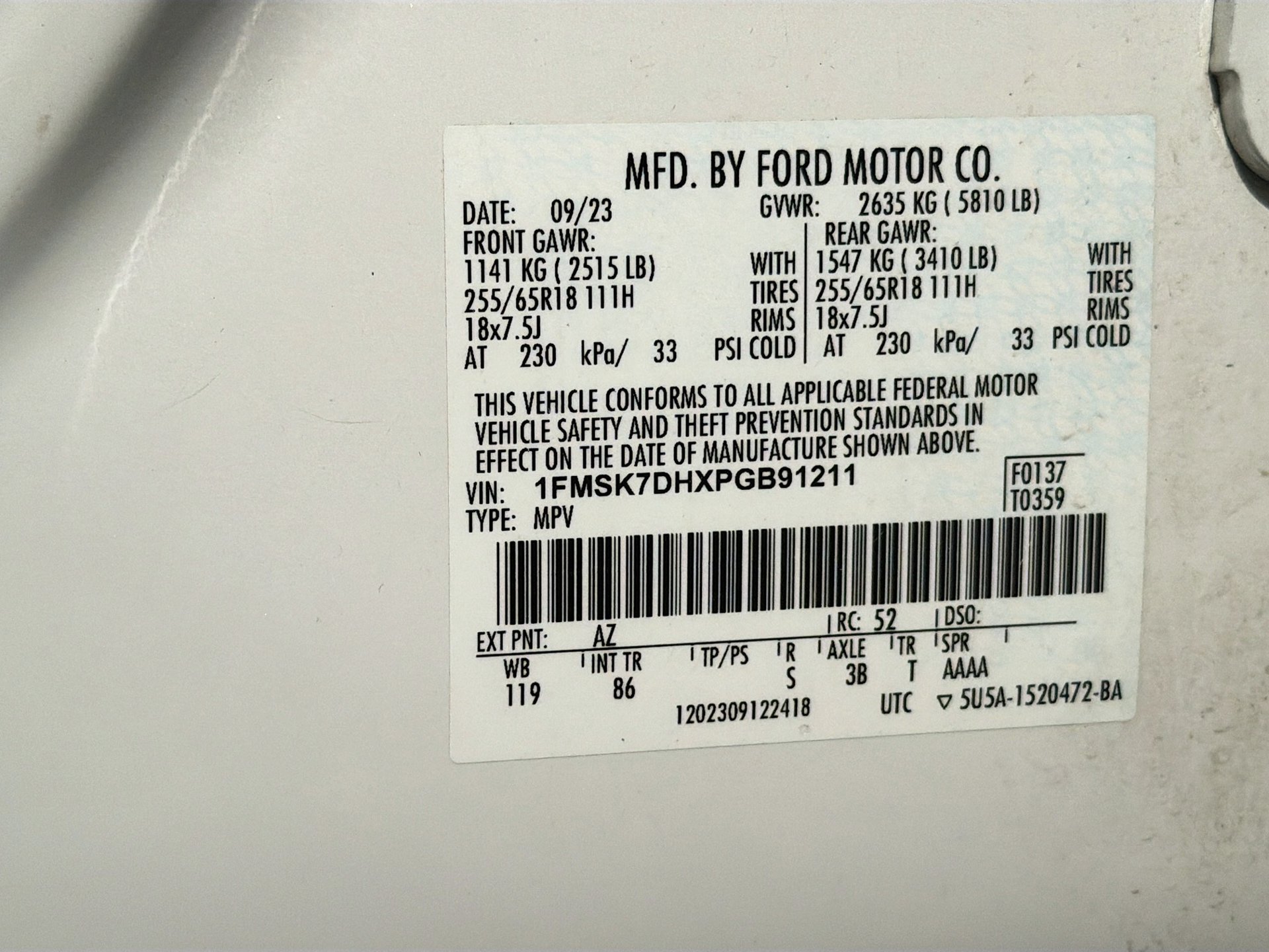 Used 2023 Ford Explorer XLT RWD image 35