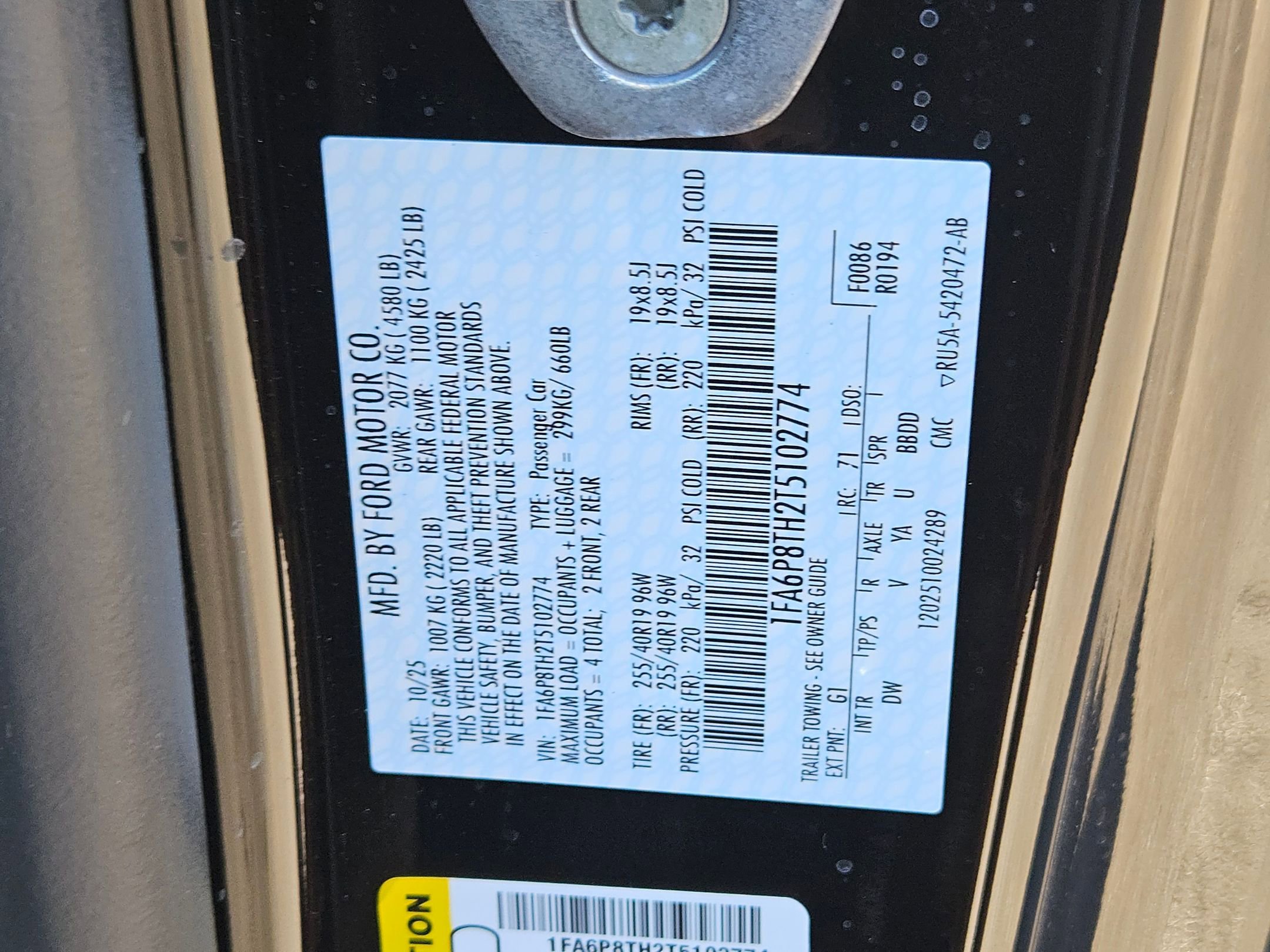 New 2026 Ford Mustang Coupe w/ Mustang Nite Pony Package image 14