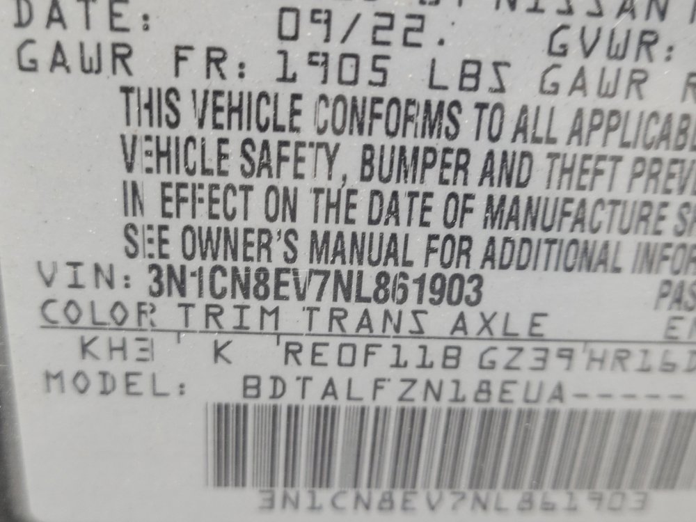 Used 2022 Nissan Versa SV FWD image 33