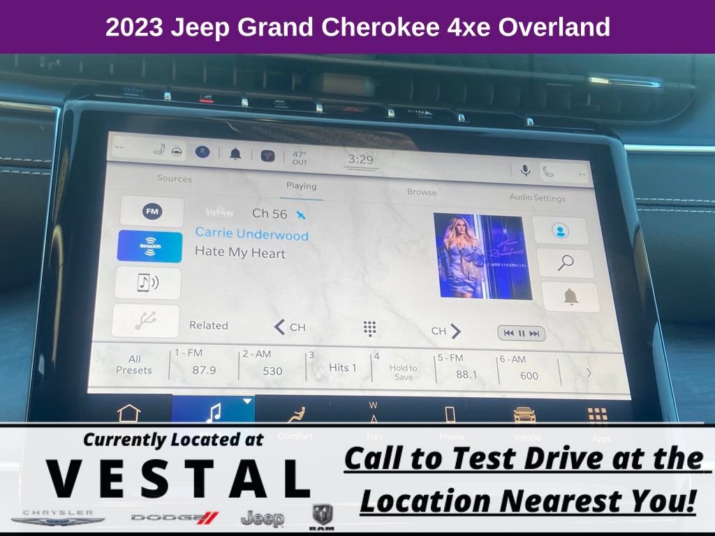 New 2023 Jeep Grand Cherokee Overland AWD/4WD image 26