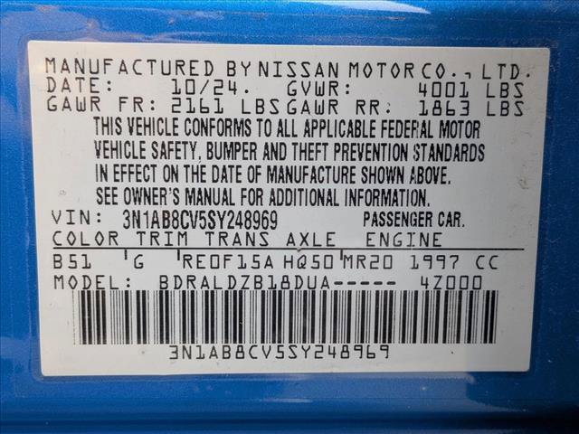 Used 2025 Nissan Sentra SV FWD image 23