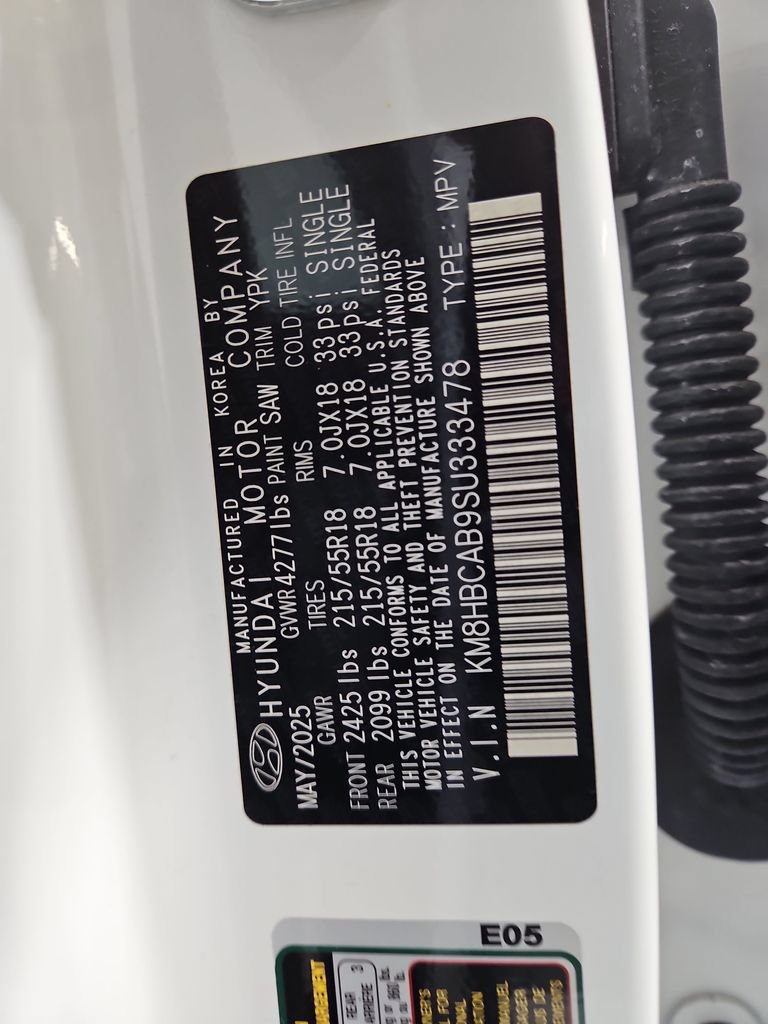 Certified 2025 Hyundai Kona SEL AWD/4WD image 30