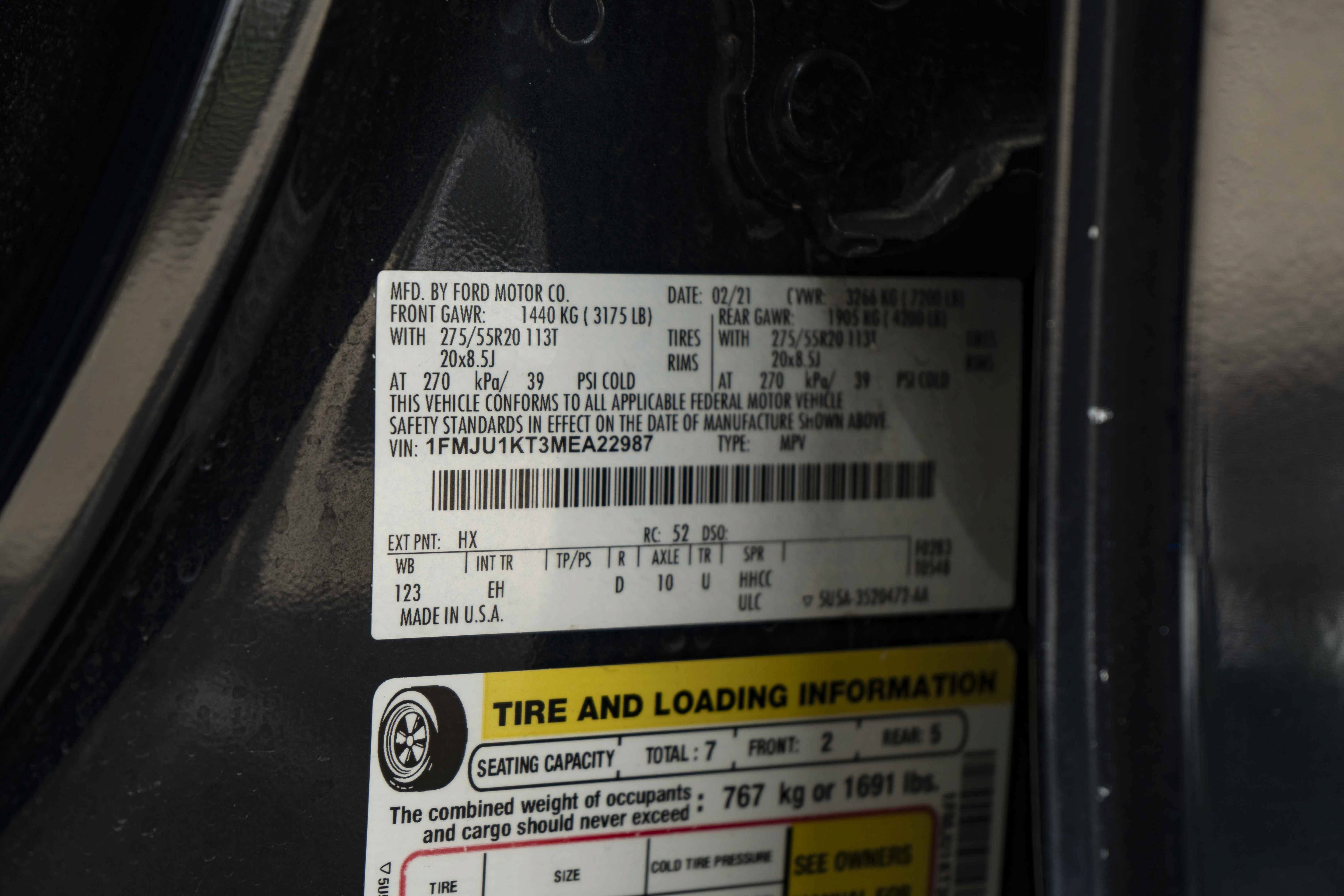 Used 2021 Ford Expedition Limited RWD image 50