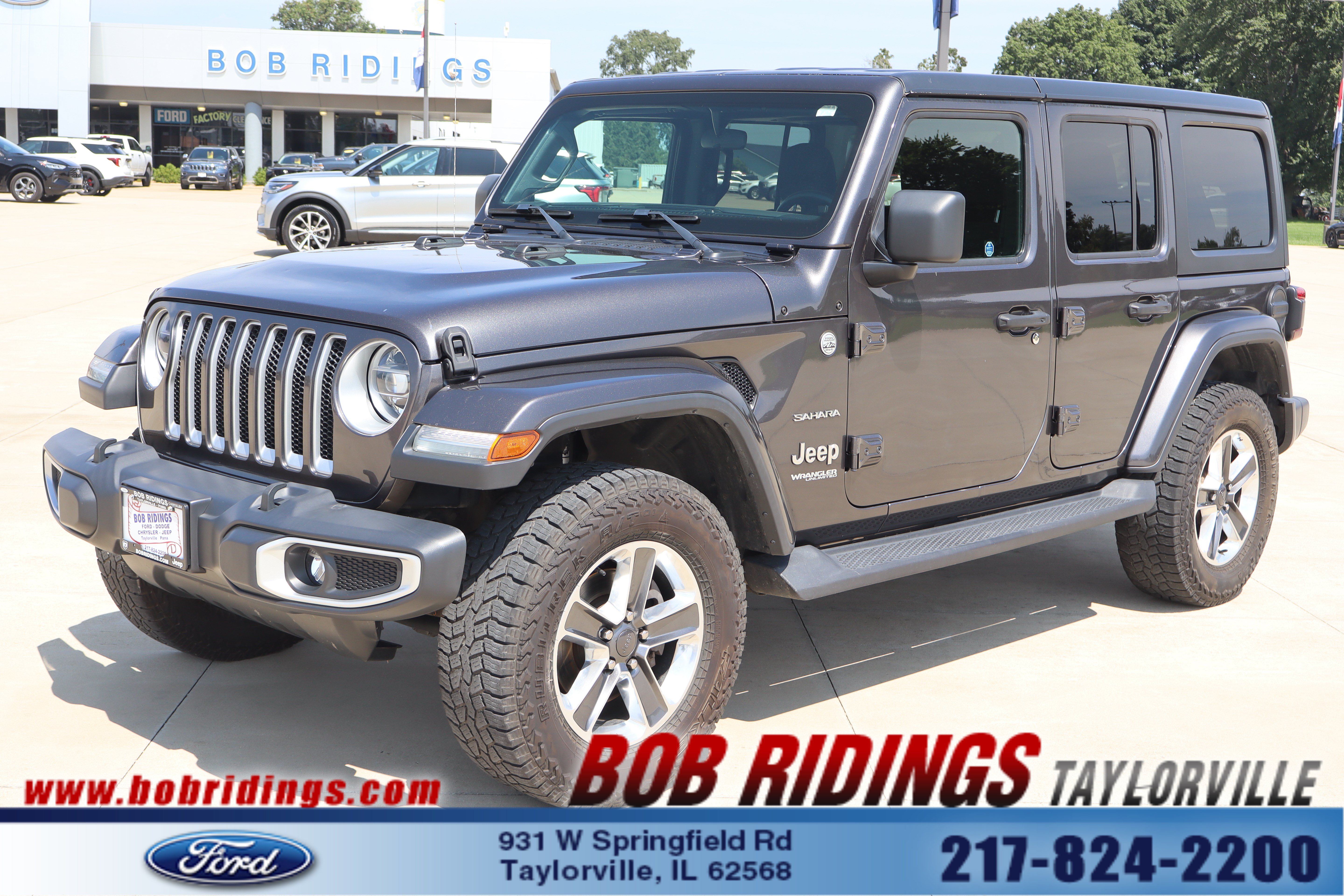 Used 2021 Jeep Wrangler Unlimited Sahara w/ LED Lighting Group