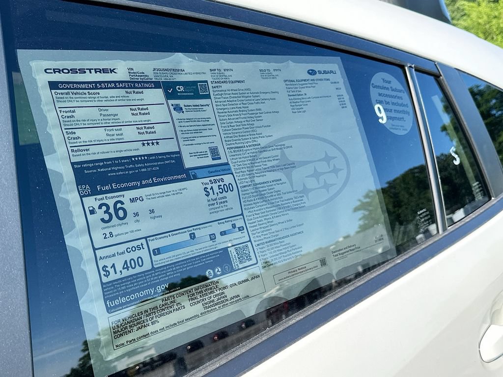 New 2026 Subaru Crosstrek 2.5i Limited AWD/4WD image 12