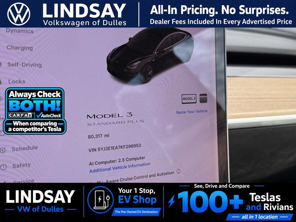 Used 2019 Tesla Model 3 Standard Range Plus RWD image 20