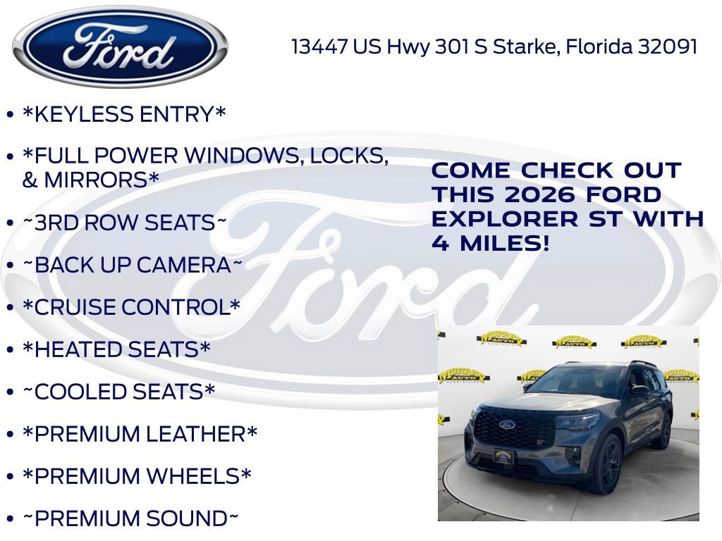 New 2026 Ford Explorer ST w/ Sun And Sound Package image 10