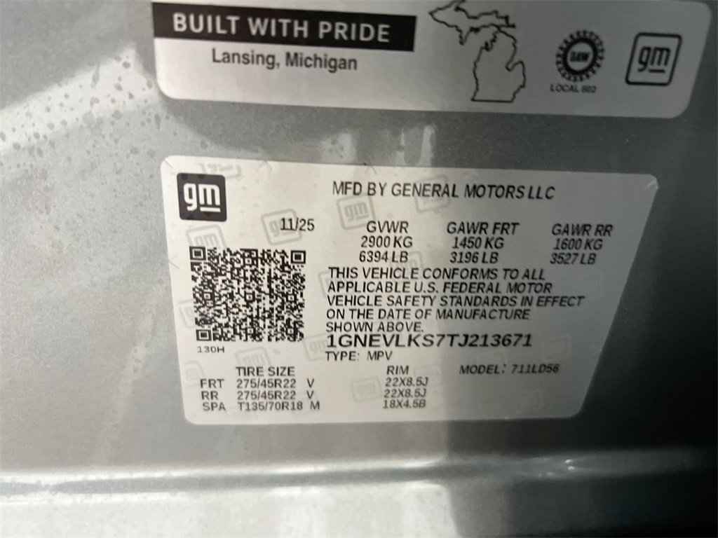 New 2026 Chevrolet Traverse RS w/ LPO, Floor Liner Package image 29