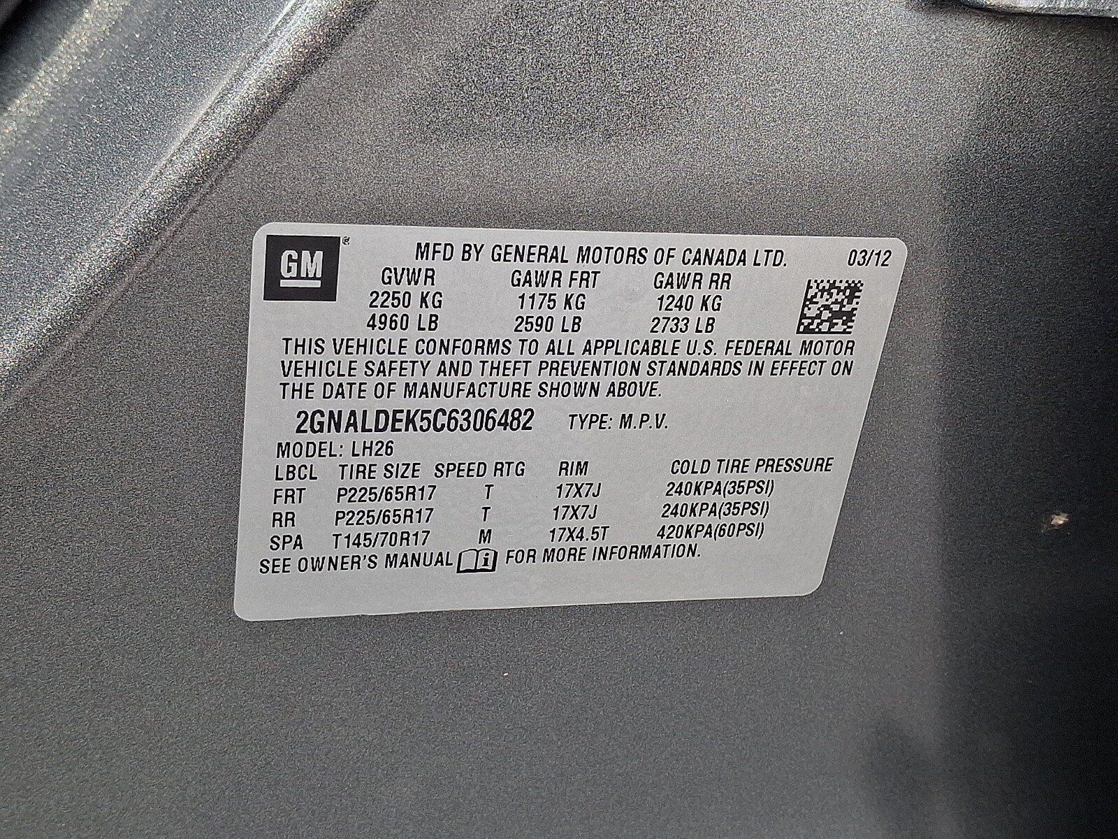 Used 2012 Chevrolet Equinox LT w/ Driver Convenience Package FWD image 27