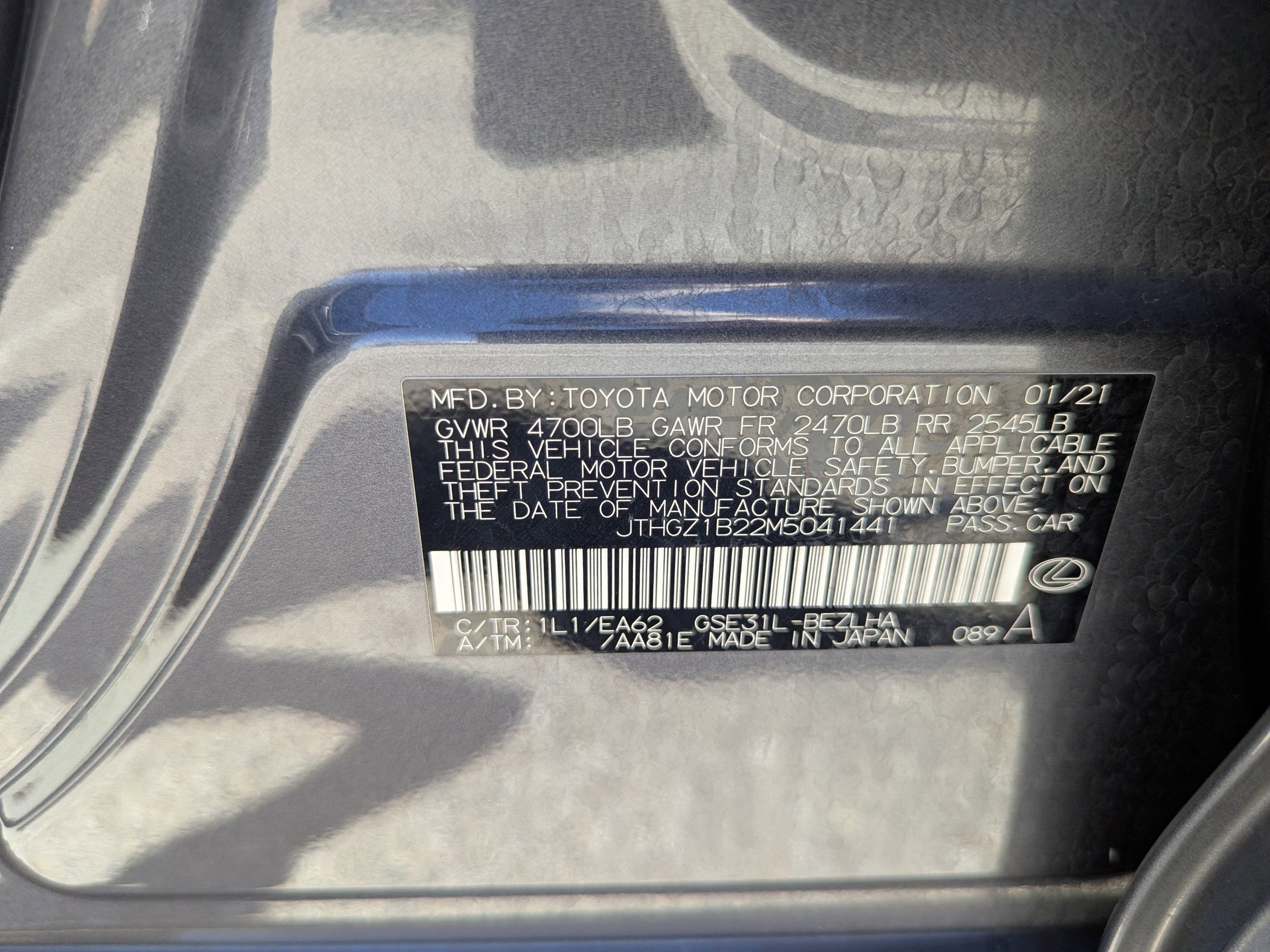 Used 2021 Lexus IS 350 F Sport w/ Accessory Package image 38