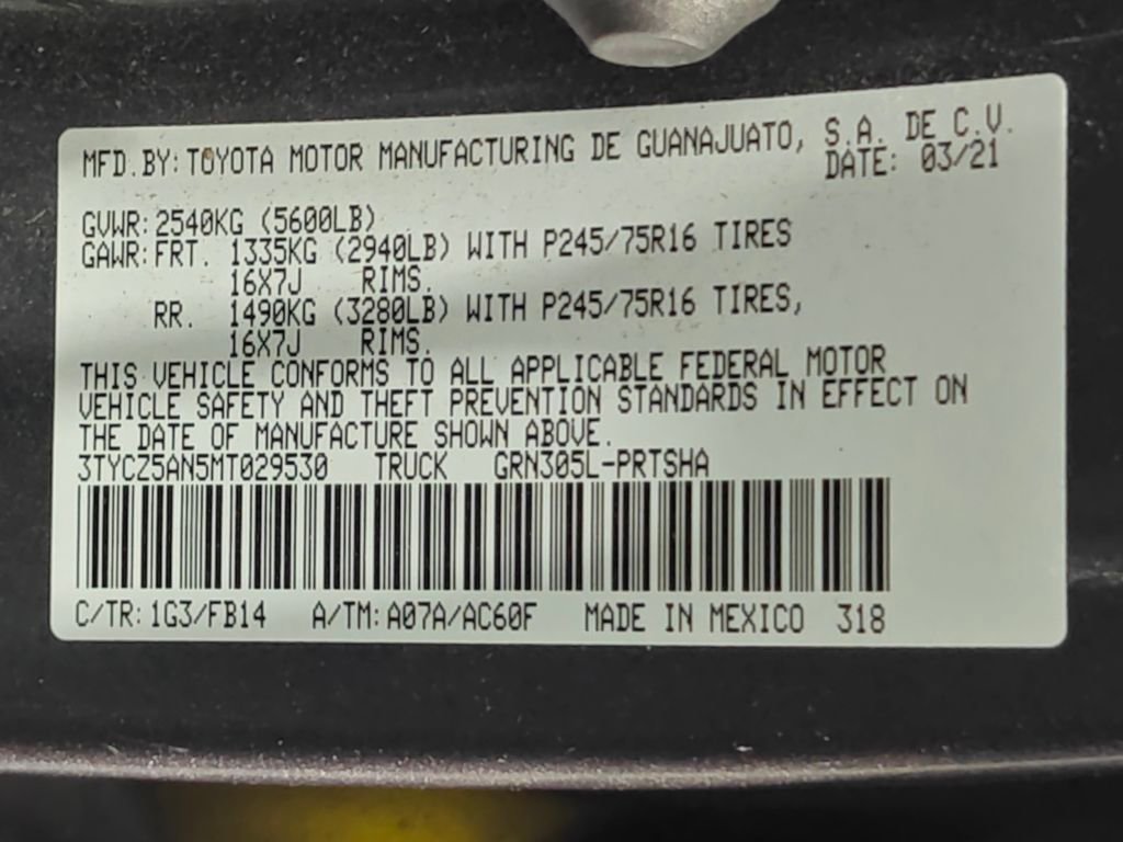 Used 2021 Toyota Tacoma SR image 50
