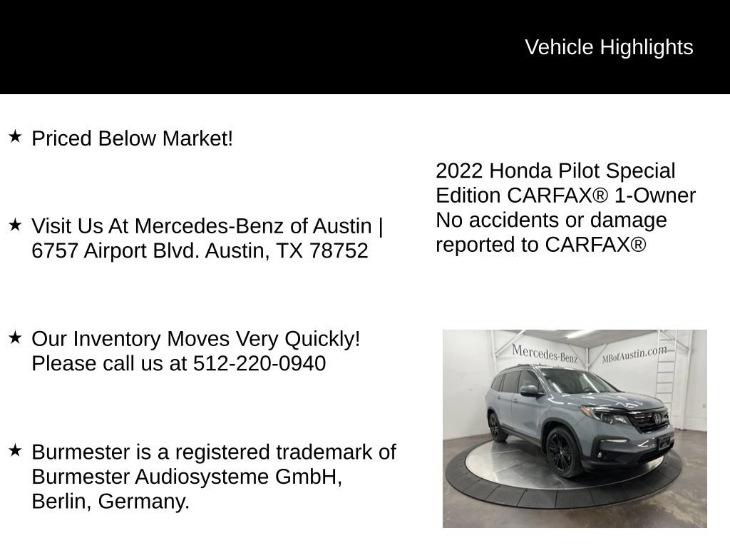 Used 2022 Honda Pilot Special Edition image 6