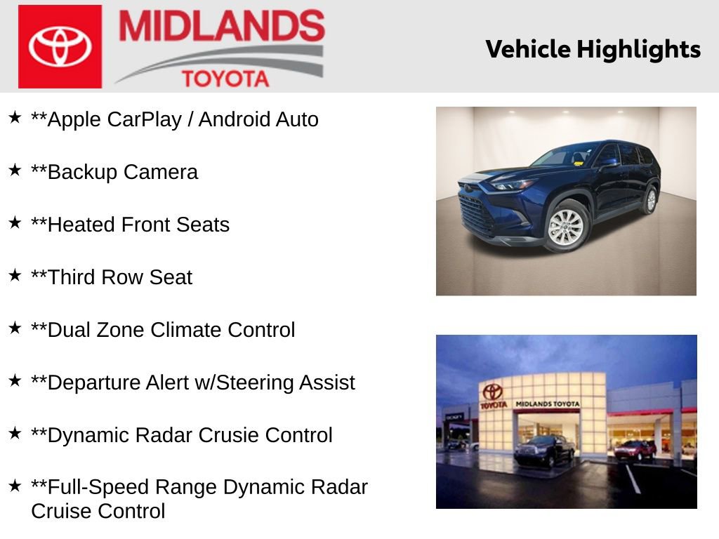 Used 2024 Toyota Grand Highlander XLE image 2