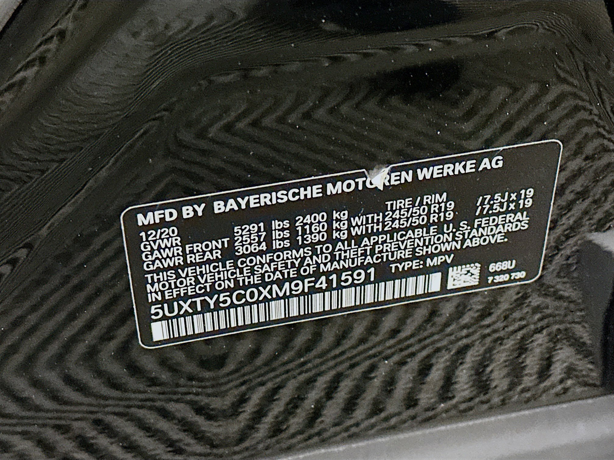 Used 2021 BMW X3 xDrive30i w/ Convenience Package image 12