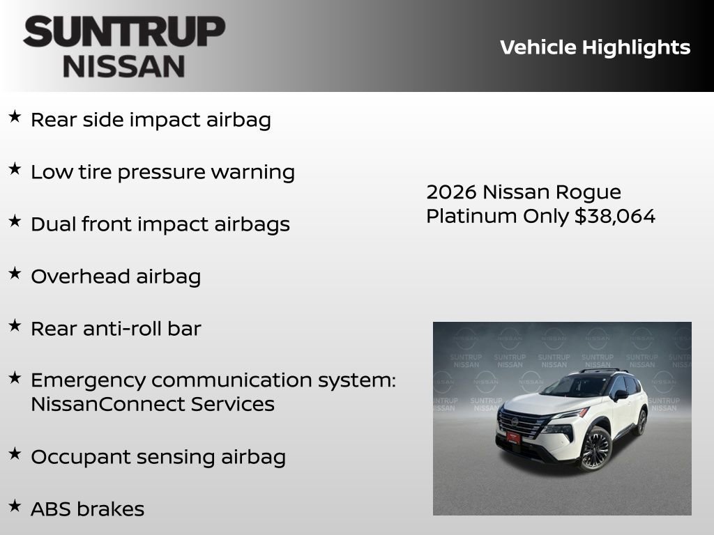 New 2026 Nissan Rogue Platinum w/ Platinum Premium Package AWD/4WD image 23