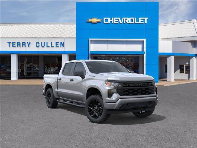 New 2026 Chevrolet Silverado 1500 Custom w/ Turbomax Blackout Package RWD image 1