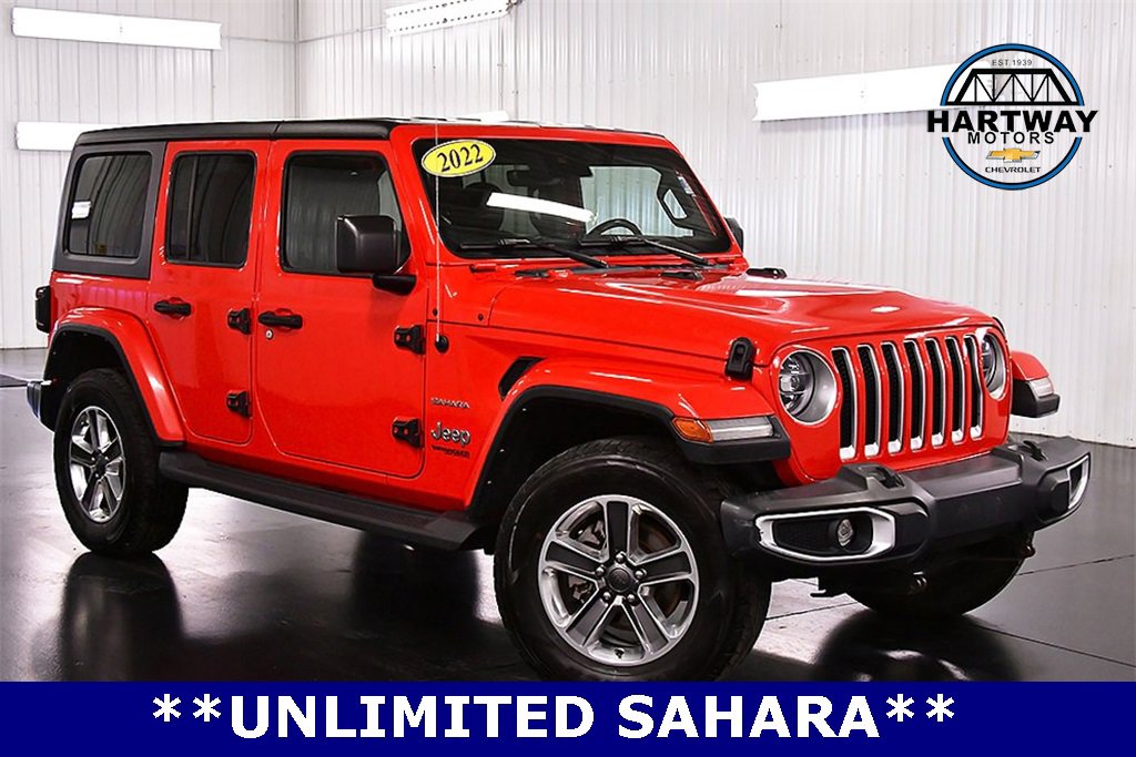 Used 2022 Jeep Wrangler Unlimited Sahara w/ Dual Top Group image 1