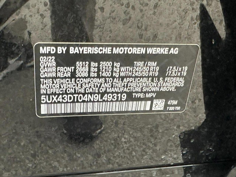 Used 2022 BMW X4 M40i w/ Premium Package image 25