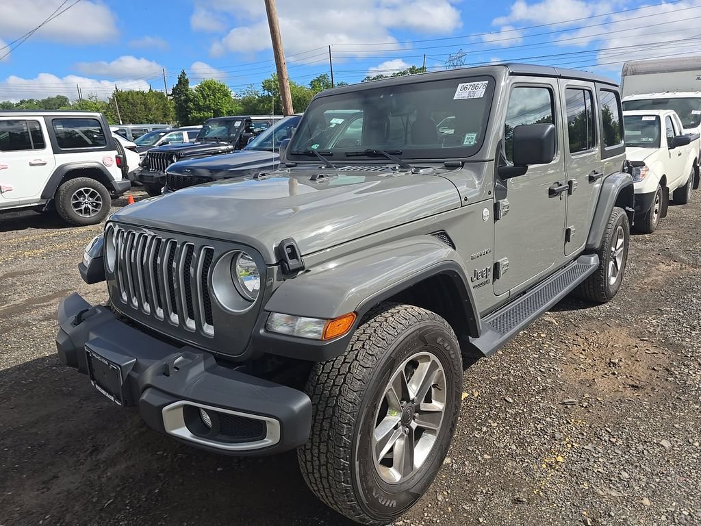 Certified 2022 Jeep Wrangler Unlimited Sahara w/ Cold Weather Group AWD/4WD image 1