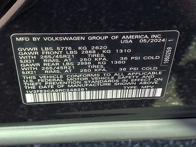Used 2024 Volkswagen Atlas Cross Sport SEL Premium R-Line AWD/4WD image 22