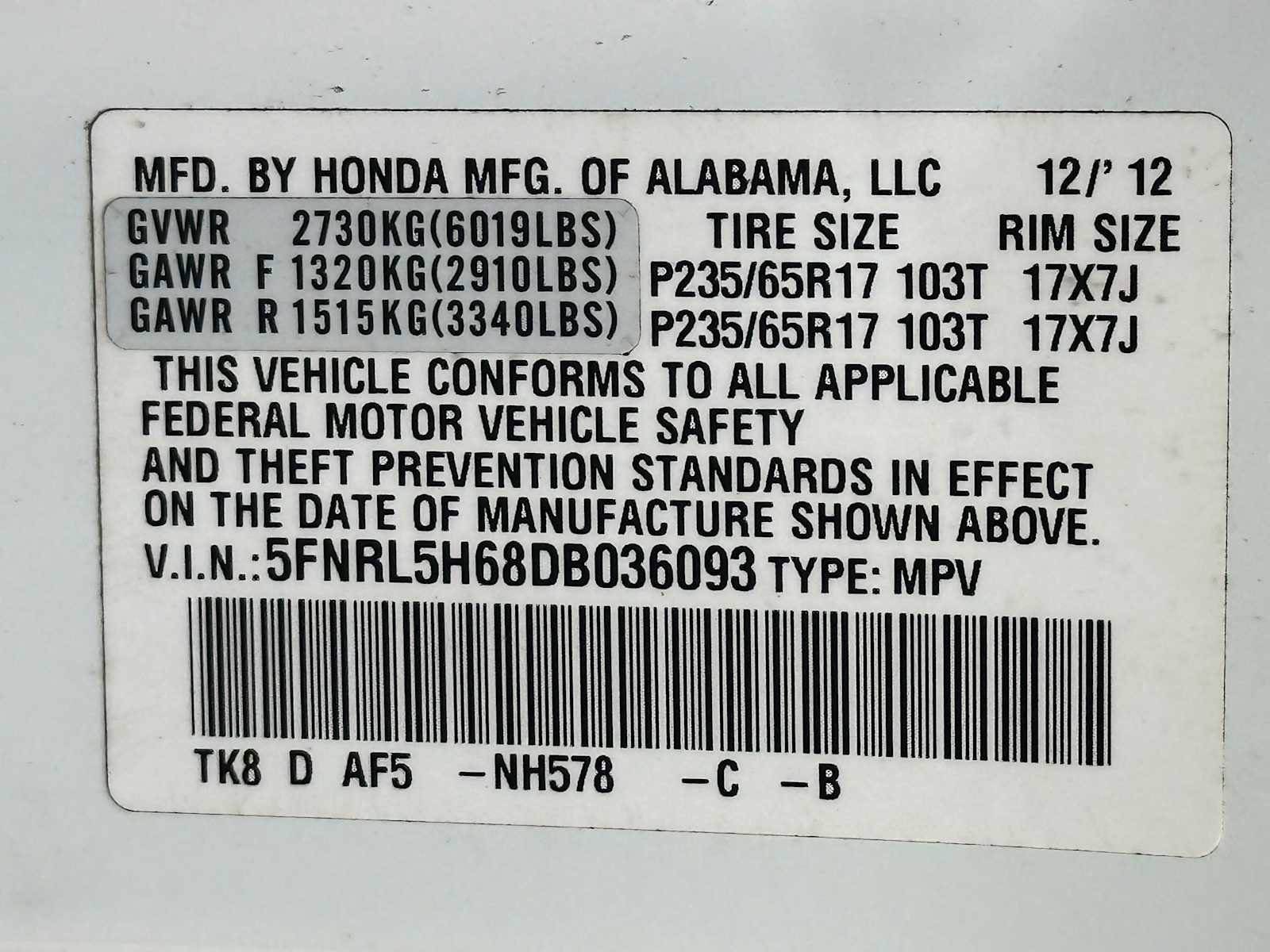 Used 2013 Honda Odyssey EX-L image 30