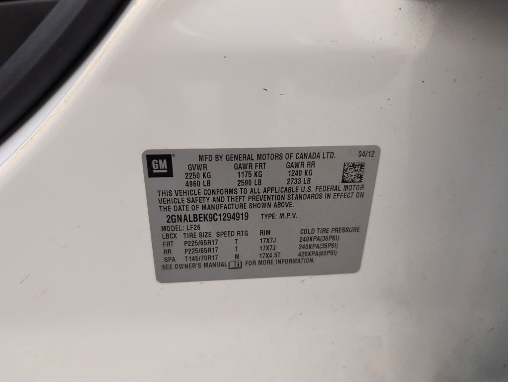 Used 2012 Chevrolet Equinox LS image 30