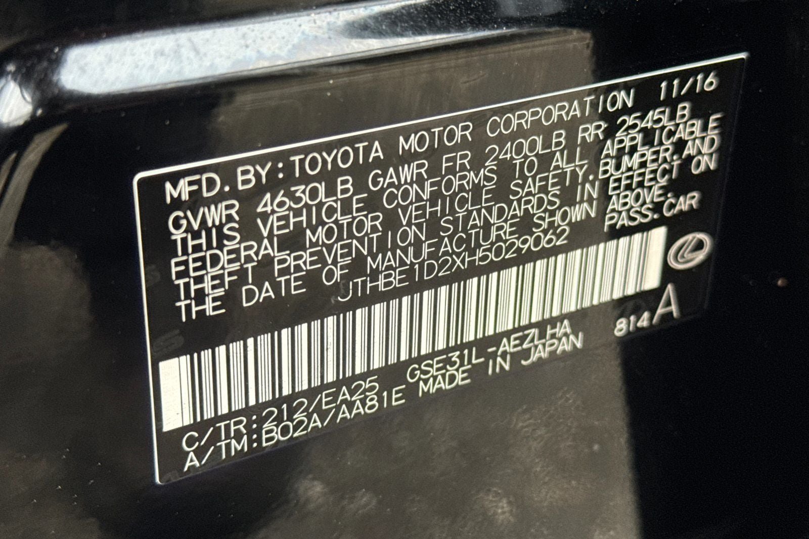 Used 2017 Lexus IS 350 F Sport RWD image 32